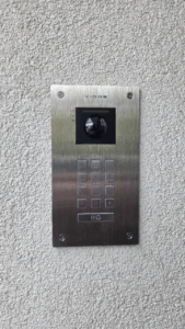 Wideodomofon z realizacji Preventa Zabezpieczenia