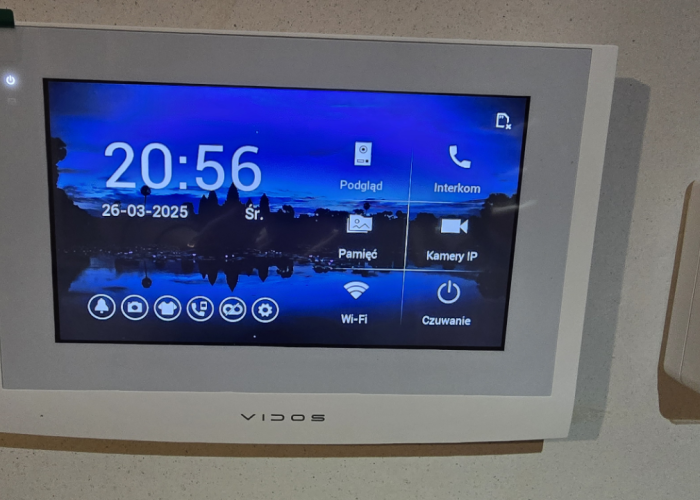 ekran sterowania systemem alarmowym i monitoringu z realizacji Preventa Zabezpieczenia